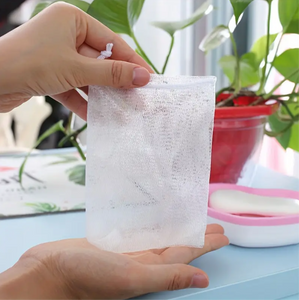 Sac à savons en mailles de Plastique pour Recyclage et Exfoliation corporelle