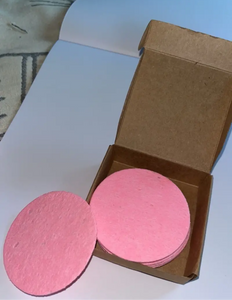 20 Éponges faciales compressées Rondes Pour Le Nettoyage Du Visage, Le Massage, L'exfoliation, Le Démaquillage