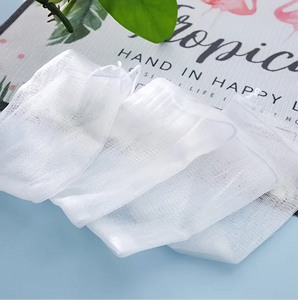 Sac à savons en mailles de Plastique pour Recyclage et Exfoliation corporelle