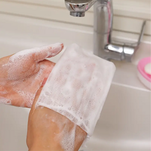 Sac à savons en mailles de Plastique pour Recyclage et Exfoliation corporelle