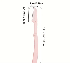 3 pièces/boîte Rasoirs manuels pliables à sourcils