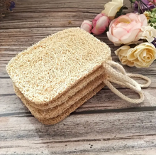 Load image into Gallery viewer, 1 Éponge de Lavage en Fibre de Loofah Naturelle - Soins de la Peau et Éponge ménagère