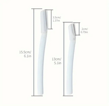 Charger l&#39;image dans la galerie, 2 Rasoirs manuels ultra fins pour sourcils et Visage