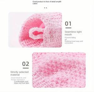 Gant de douche en fibres de Polyester
