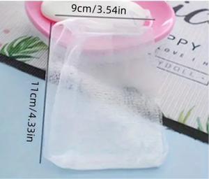Sac à savons en mailles de Plastique pour Recyclage et Exfoliation corporelle