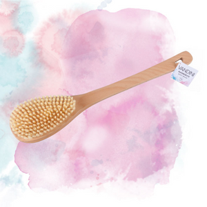 Brosse à Dos|Corps en bois et poils naturels