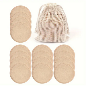 15 Lingettes Démaquillantes Réutilisables Pour Le Visage et Cou