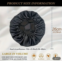 Charger l&#39;image dans la galerie, Bonnet en Satin XXL