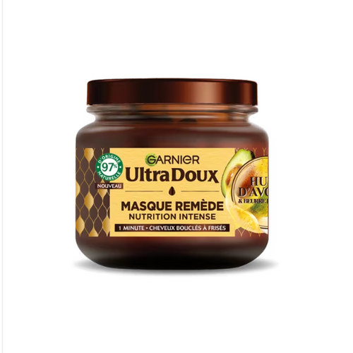Masque Remède Nutrition Intense Huile d’Avocat & Beurre de Karité