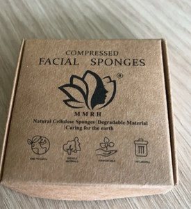 20 Éponges faciales compressées Rondes Pour Le Nettoyage Du Visage, Le Massage, L'exfoliation, Le Démaquillage