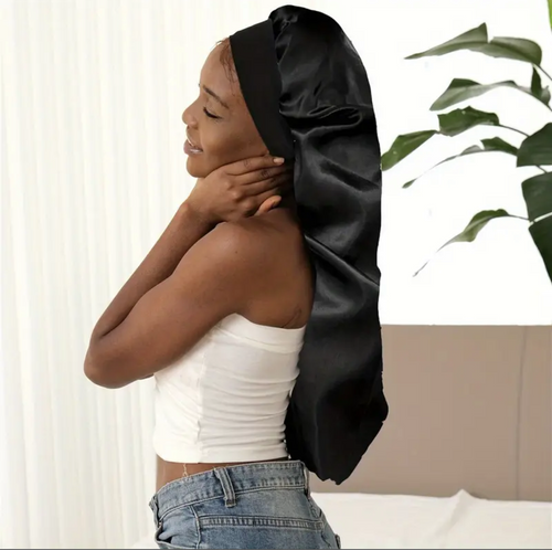 Bonnet en Satin Long et Soyeux XXL