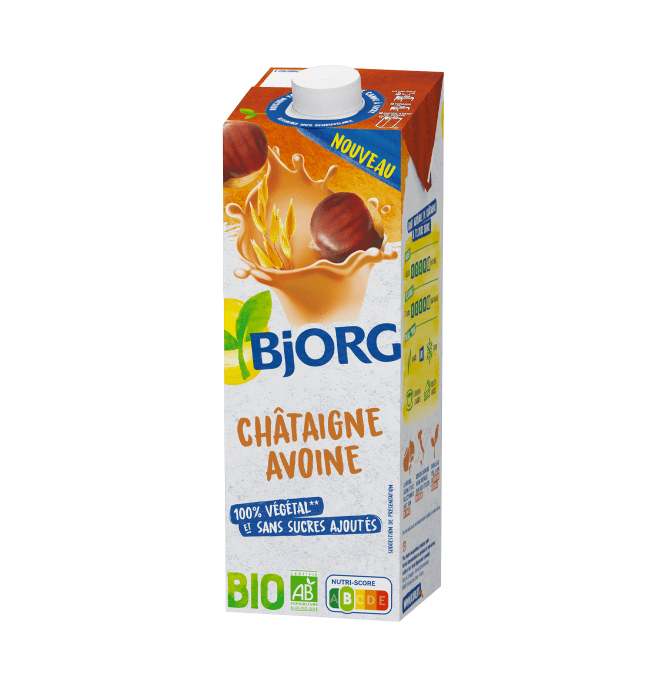 Boisson Végétale Lait Chataignes Avoine sans sucres