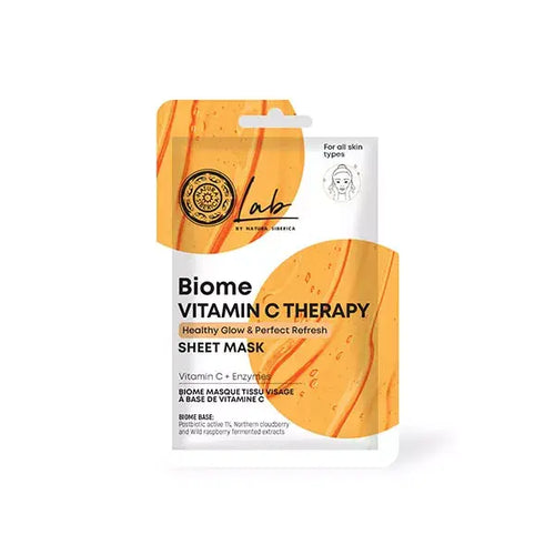 Masque en tissu visage - Vitamine C & postbiotiques
