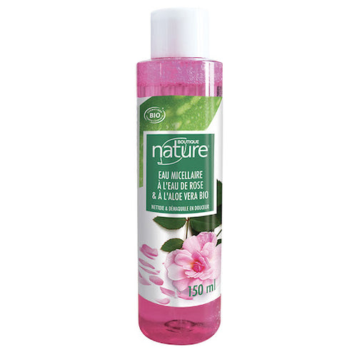 Eau micellaire à la rose et à l'aloé vera BIO