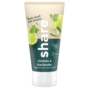 Crème de mains rafraîchissante au Citron vert et Coriandre