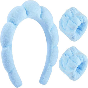 Ensemble de 3 pièces Bandeau et Bracelet Spa Accessoires