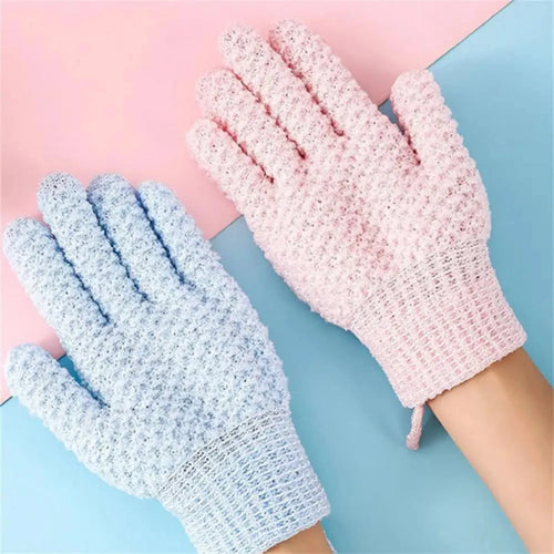 Gant de douche en fibres de Polyester