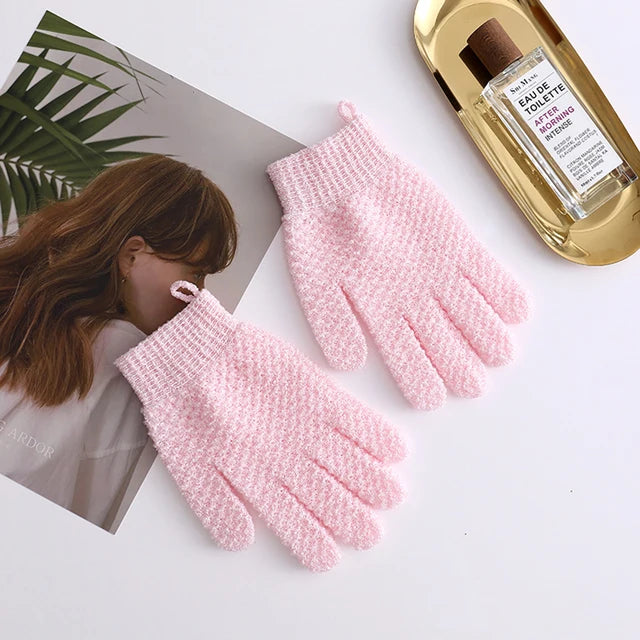 Gant de douche en fibres de Polyester