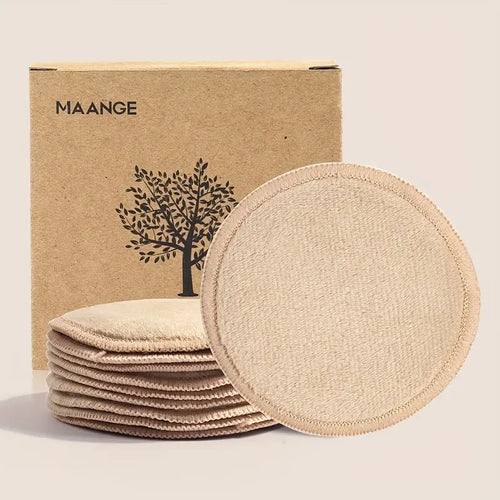 10 Lingettes Démaquillantes Réutilisables Pour Le Visage et Cou