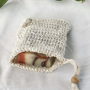 Sac à savons pour Recyclage et Exfoliation corporelle