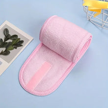 Charger l&#39;image dans la galerie, Bandeau Facial En Coton polaire Absorbant et Ajustable Pour Visage Soins | maquillage