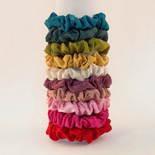 Charger l&#39;image dans la galerie, 1 Chouchou en soie coloré