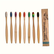 Charger l&#39;image dans la galerie, 1 Brosse à dents en Bambou à poils souples