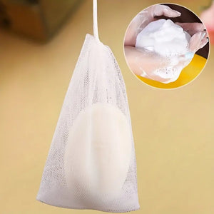 Sac à savons en mailles de Plastique pour Recyclage et Exfoliation corporelle