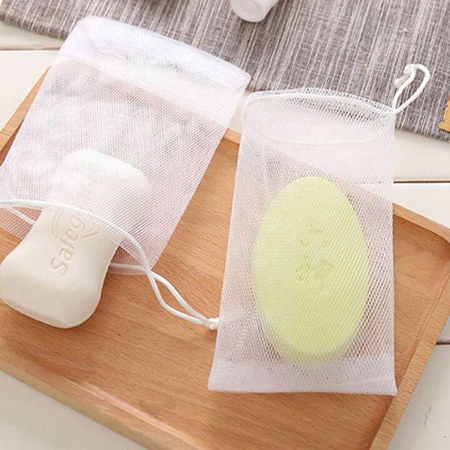 Sac à savons en mailles de Plastique pour Recyclage et Exfoliation corporelle