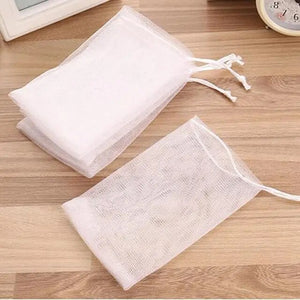 Sac à savons en mailles de Plastique pour Recyclage et Exfoliation corporelle