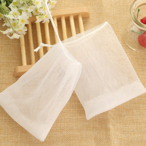 Sac à savons en mailles de Plastique pour Recyclage et Exfoliation corporelle
