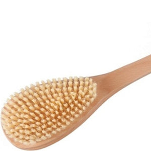Brosse à Dos|Corps en bois et poils naturels