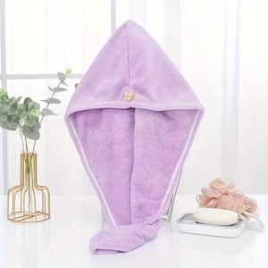 Serviette douce pour séchage de Cheveux en Coton et maille