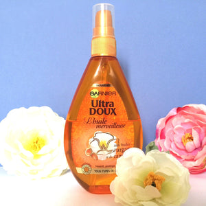 Huile merveilleuse Garnier Argan et Camélia cheveux secs